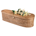 24" - 48" Infant Woven Willow Caskets - Includes Personalized Bamboo Plaque - Ground Shipping Included-7