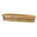Six-Point Adult Willow Coffin - Includes Personalized Bamboo Plaque - Ground Shipping Included-3