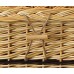 Six-Point Adult Willow Coffin - Includes Personalized Bamboo Plaque - Ground Shipping Included-9