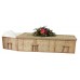 Six-Point Adult Bamboo Coffin - Unassembled - 6' 5" - Ground Shipping Included-2