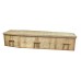 Six-Point Adult Bamboo Coffin - Unassembled - 6' 5" - Ground Shipping Included-8