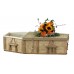 24" or 36" Six-Point Infant Bamboo Coffin - Includes Personalized Bamboo Plaque - Ground Shipping Included