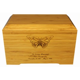 Tribute Bamboo Cremation Urn Eco Friendly
