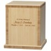 Traditional Bamboo Biodegradable Cremation Urn-5
